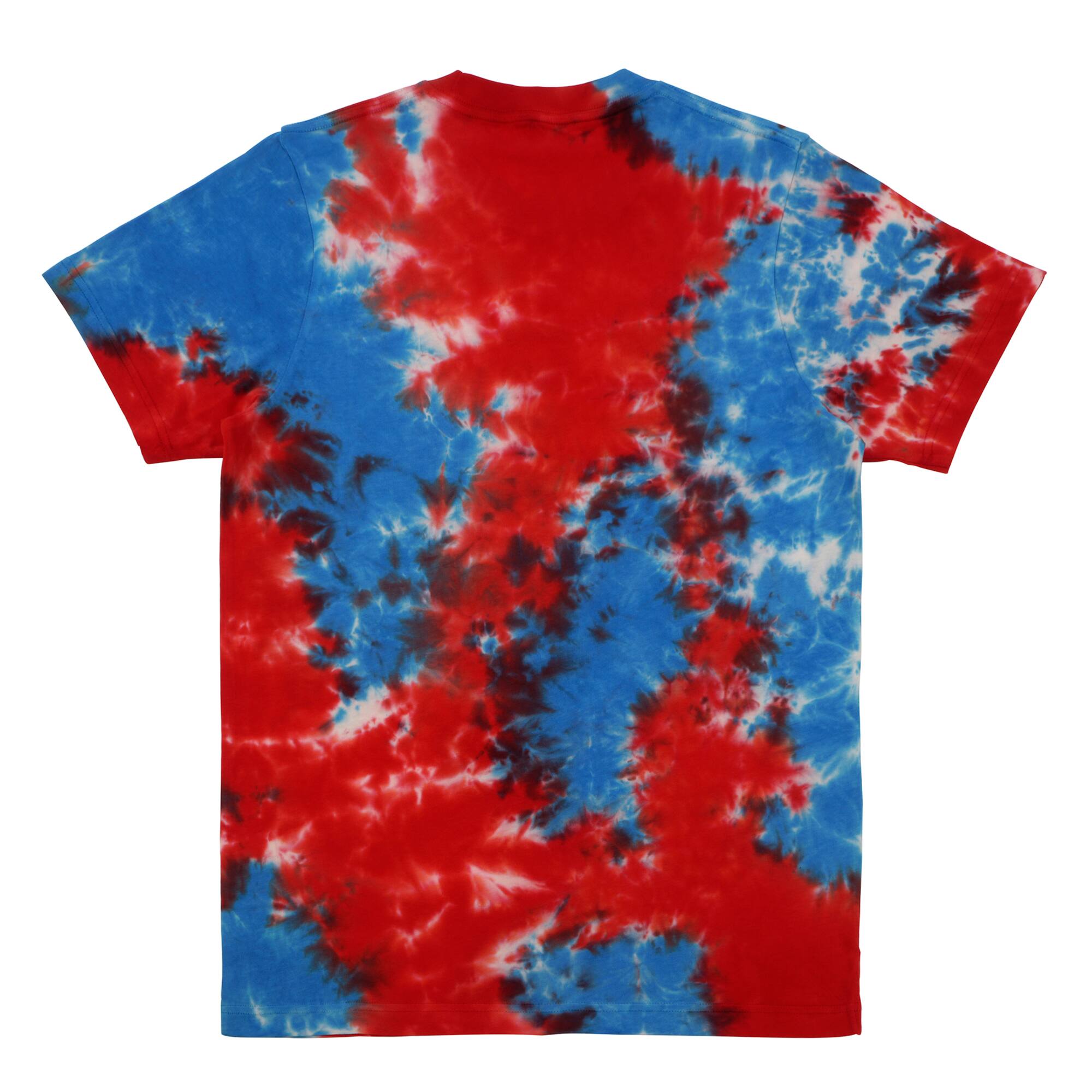 Red & Blue Tie Dye USA Short Sleeve T-Shirt by Celebrate It